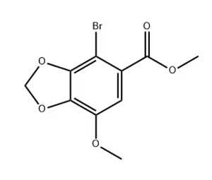 4-溴-7-甲氧基-1,3-苯并二氧杂环戊烯-5-羧酸甲酯